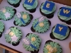 Custom cupcakes for a birthday boy who loves tennis