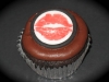Valentine's Day cupcake decorating ideas - kiss