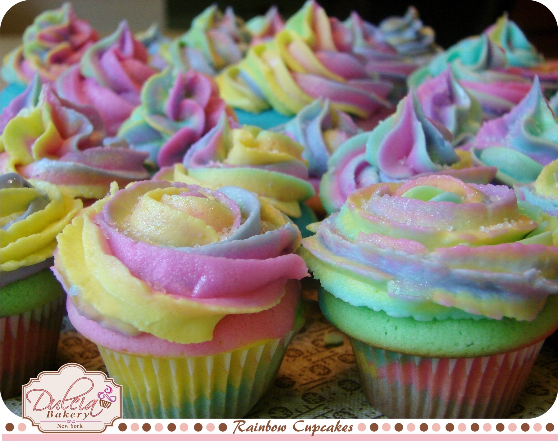 I Made the Cake Rainbow Cupcakes