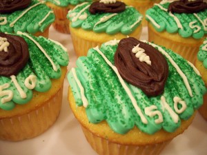 Football Cupcakes