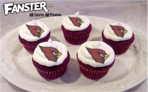 Cupcakes for the Arizona Cardinals Cupcakes for the Arizona Cardinals